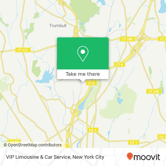 VIP Limousine & Car Service map