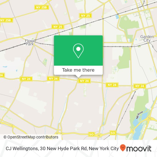 CJ Wellingtons, 30 New Hyde Park Rd map