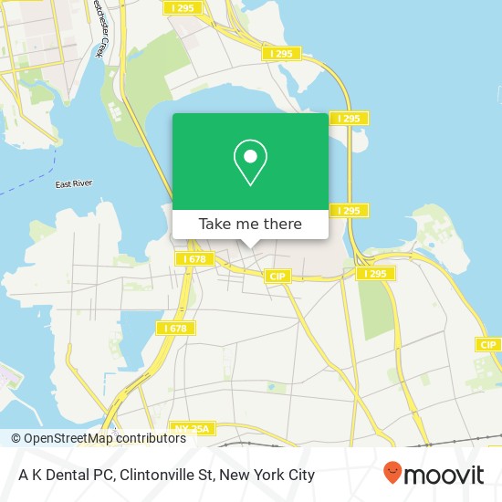 Mapa de A K Dental PC, Clintonville St