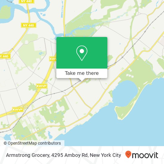 Mapa de Armstrong Grocery, 4295 Amboy Rd