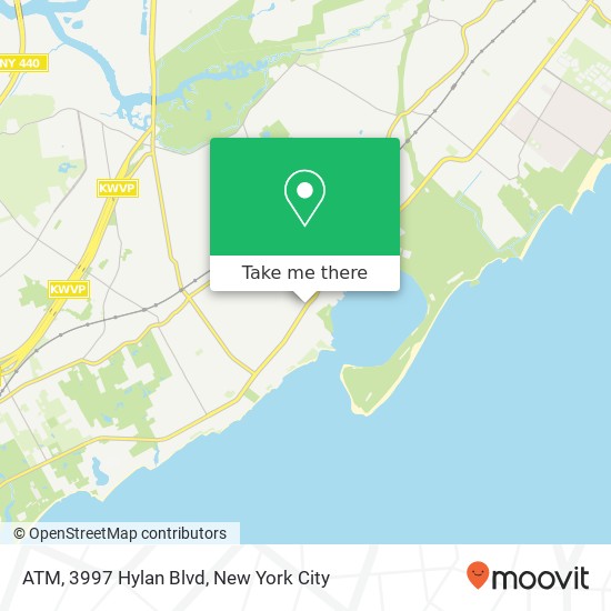 ATM, 3997 Hylan Blvd map