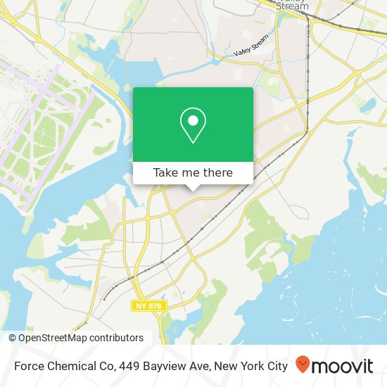 Mapa de Force Chemical Co, 449 Bayview Ave