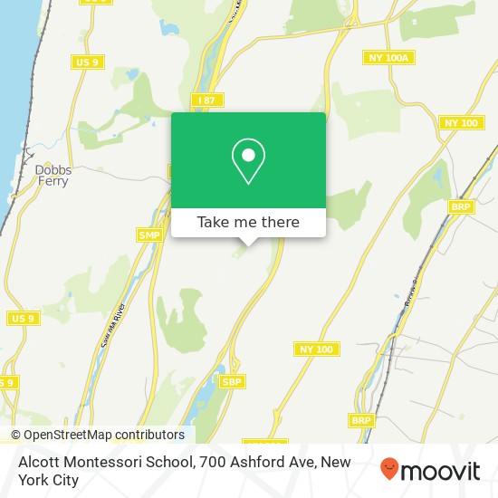 Alcott Montessori School, 700 Ashford Ave map