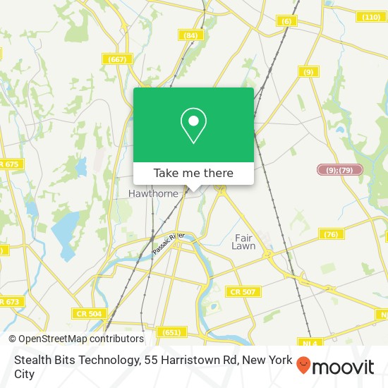 Mapa de Stealth Bits Technology, 55 Harristown Rd