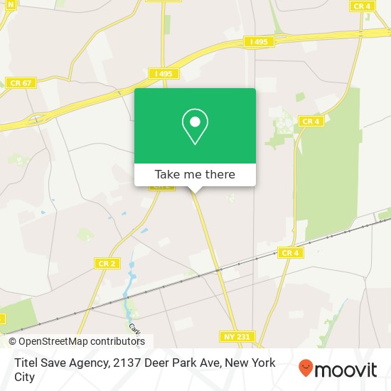 Mapa de Titel Save Agency, 2137 Deer Park Ave