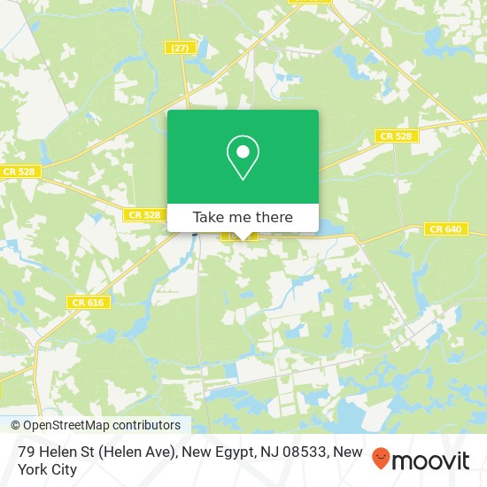 79 Helen St (Helen Ave), New Egypt, NJ 08533 map
