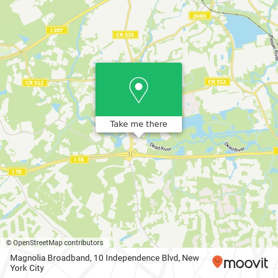 Magnolia Broadband, 10 Independence Blvd map