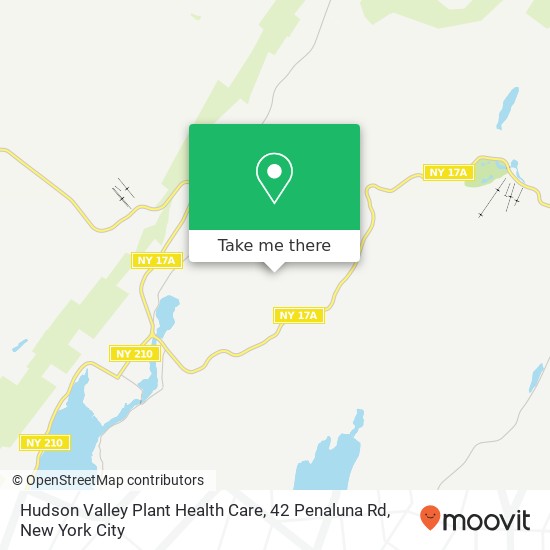 Mapa de Hudson Valley Plant Health Care, 42 Penaluna Rd