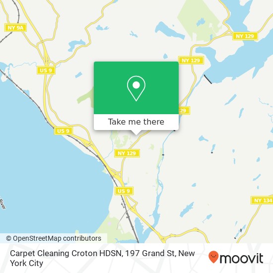 Mapa de Carpet Cleaning Croton HDSN, 197 Grand St