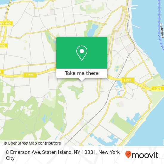 8 Emerson Ave, Staten Island, NY 10301 map