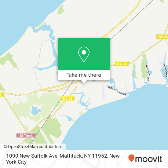 Mapa de 1090 New Suffolk Ave, Mattituck, NY 11952