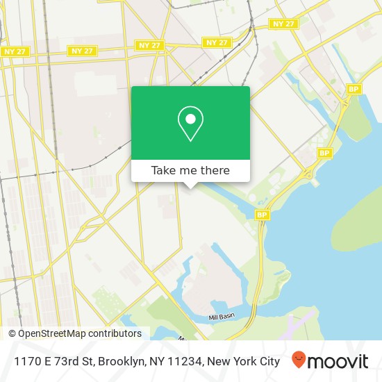 1170 E 73rd St, Brooklyn, NY 11234 map