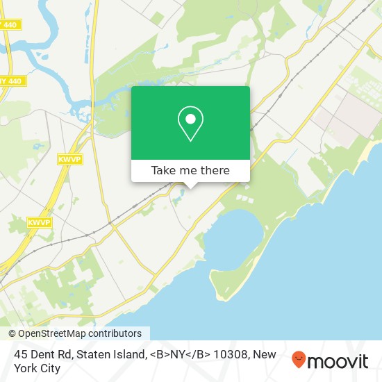 45 Dent Rd, Staten Island, <B>NY< / B> 10308 map