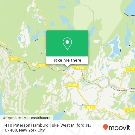 Mapa de 410 Paterson Hamburg Tpke, West Milford, NJ 07480