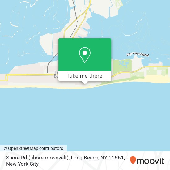 Shore Rd (shore roosevelt), Long Beach, NY 11561 map