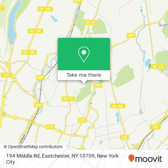 194 Middle Rd, Eastchester, NY 10709 map