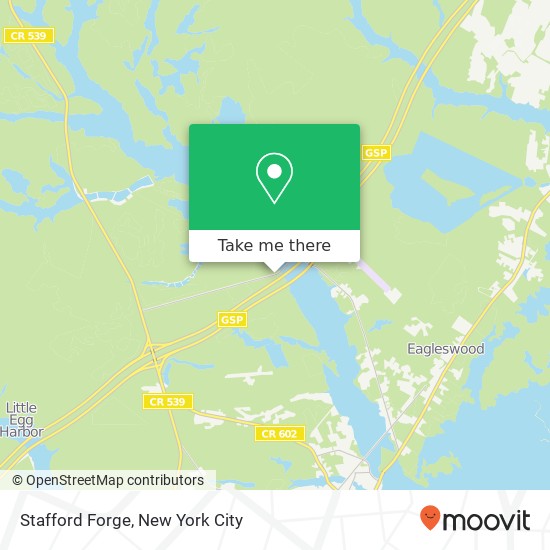 Mapa de Stafford Forge