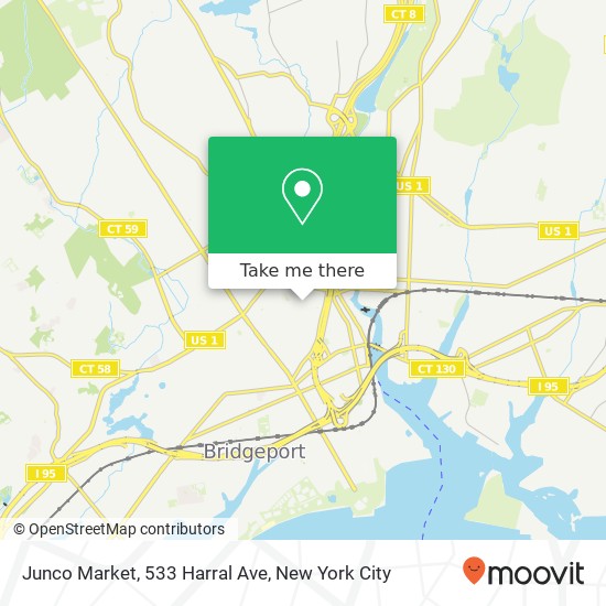 Mapa de Junco Market, 533 Harral Ave