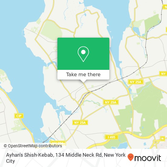 Ayhan's Shish-Kebab, 134 Middle Neck Rd map
