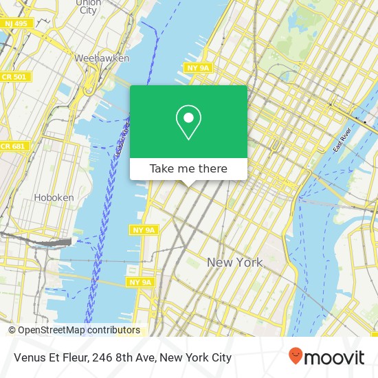 Mapa de Venus Et Fleur, 246 8th Ave