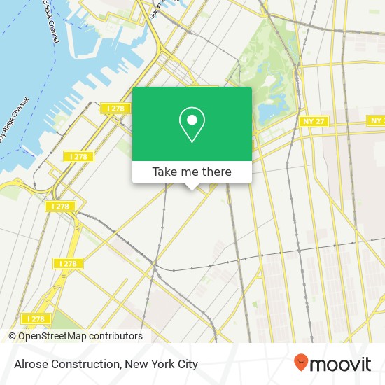 Alrose Construction map