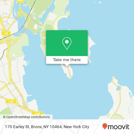 Mapa de 170 Earley St, Bronx, NY 10464
