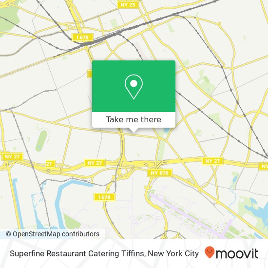 Superfine Restaurant Catering Tiffins, 142-49 Rockaway Blvd map