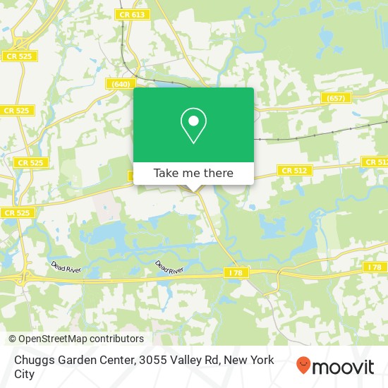 Chuggs Garden Center, 3055 Valley Rd map