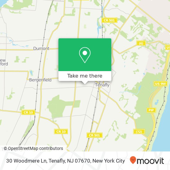 30 Woodmere Ln, Tenafly, NJ 07670 map