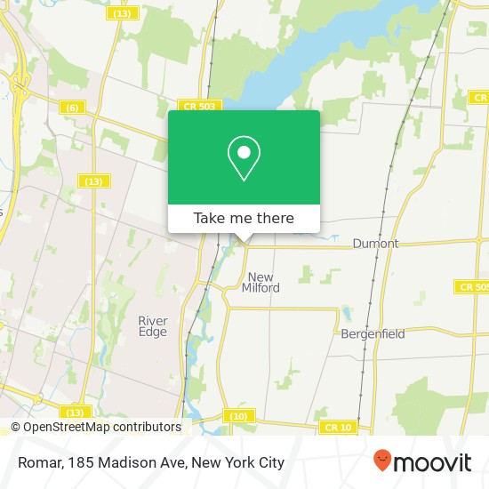 Mapa de Romar, 185 Madison Ave