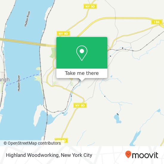 Mapa de Highland Woodworking