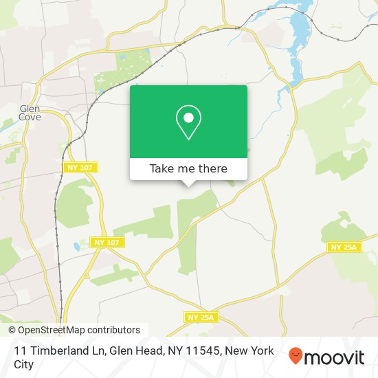11 Timberland Ln, Glen Head, NY 11545 map