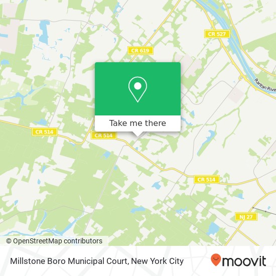 Millstone Boro Municipal Court map