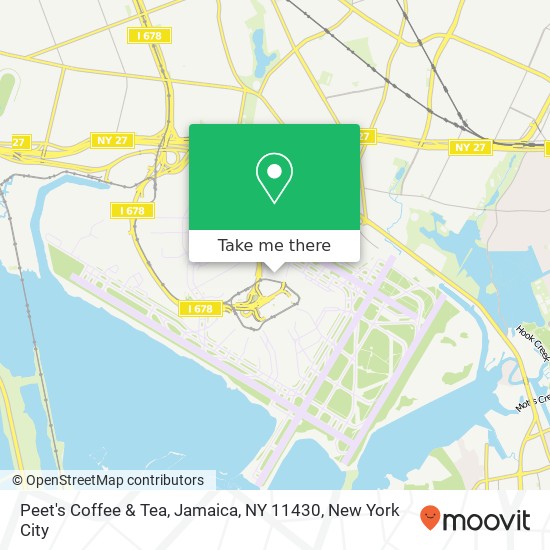 Mapa de Peet's Coffee & Tea, Jamaica, NY 11430