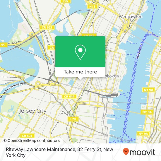 Mapa de Riteway Lawncare Maintenance, 82 Ferry St