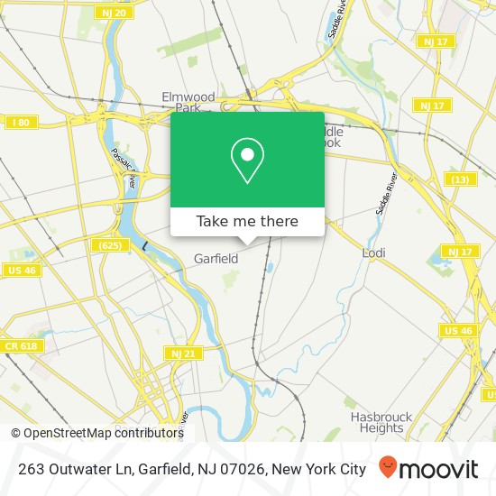 263 Outwater Ln, Garfield, NJ 07026 map