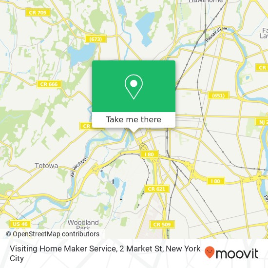 Visiting Home Maker Service, 2 Market St map
