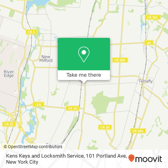 Kens Keys and Locksmith Service, 101 Portland Ave map