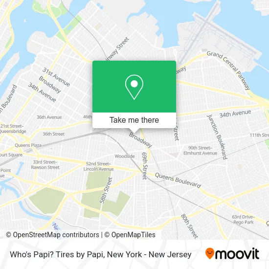 Who's Papi? Tires by Papi map