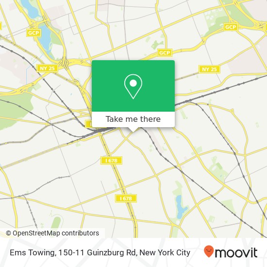 Mapa de Ems Towing, 150-11 Guinzburg Rd