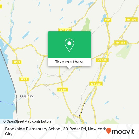 Mapa de Brookside Elementary School, 30 Ryder Rd