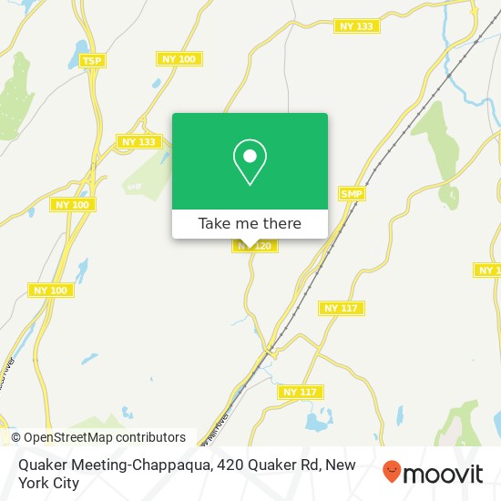 Quaker Meeting-Chappaqua, 420 Quaker Rd map