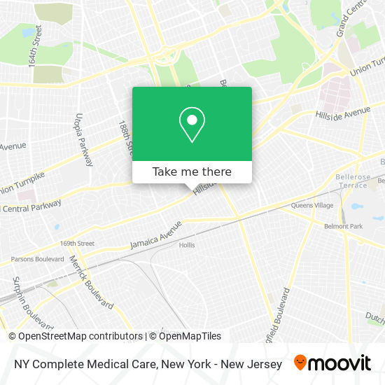 Mapa de NY Complete Medical Care