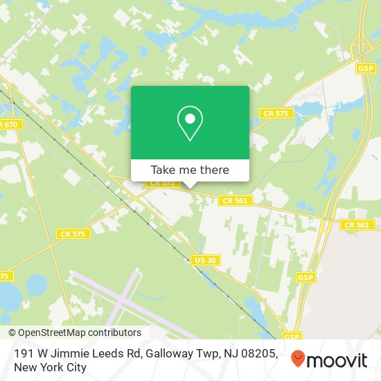 191 W Jimmie Leeds Rd, Galloway Twp, NJ 08205 map