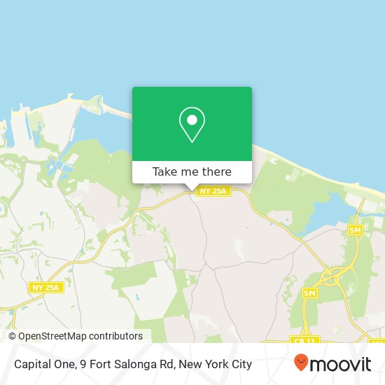 Capital One, 9 Fort Salonga Rd map