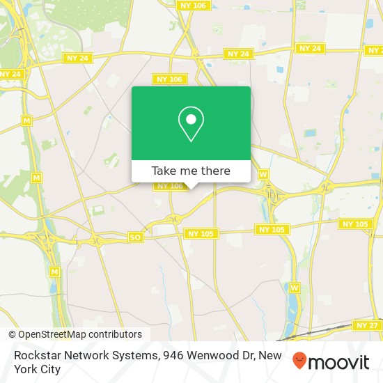 Mapa de Rockstar Network Systems, 946 Wenwood Dr