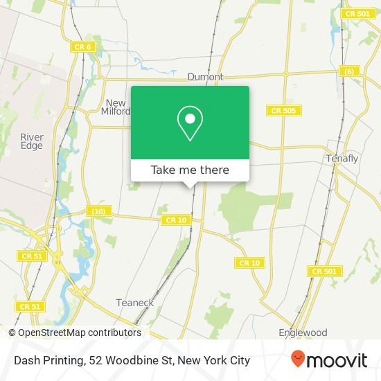 Dash Printing, 52 Woodbine St map