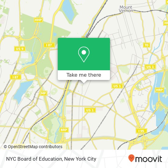 Mapa de NYC Board of Education