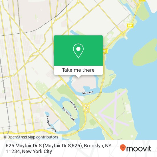 625 Mayfair Dr S (Mayfair Dr S,625), Brooklyn, NY 11234 map