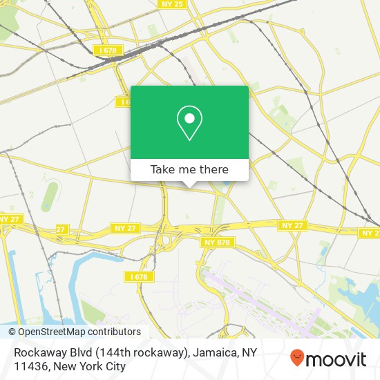 Mapa de Rockaway Blvd (144th rockaway), Jamaica, NY 11436